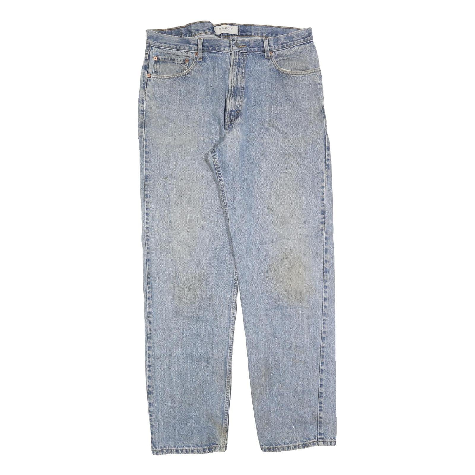 LEVI'S 550 Straight Mens Jeans Blue Relaxed Straight Denim Medium W36 L34