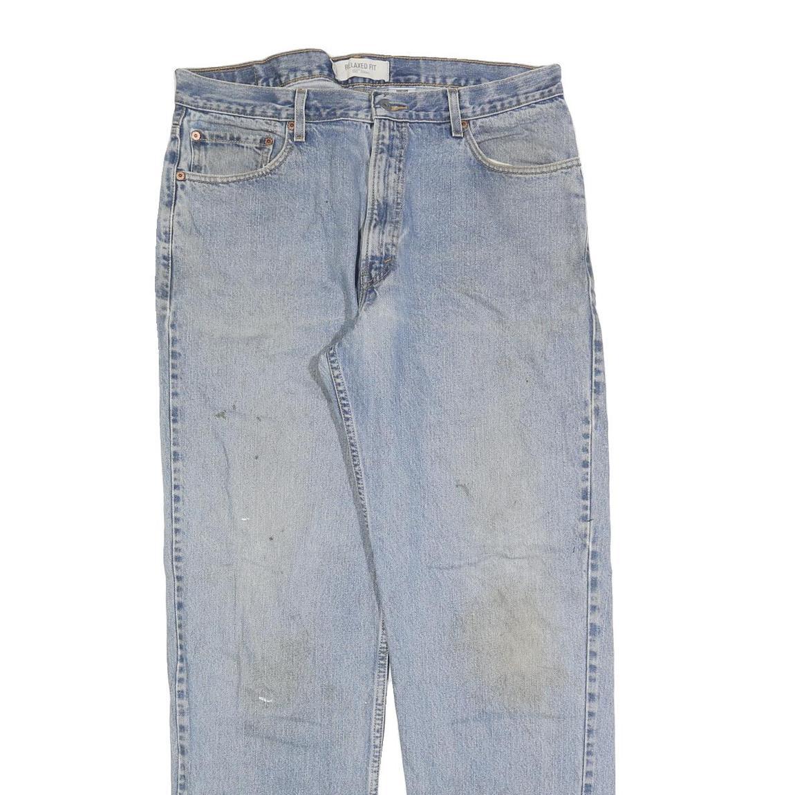 LEVI'S 550 Straight Mens Jeans Blue Relaxed Straight Denim Medium W36 L34