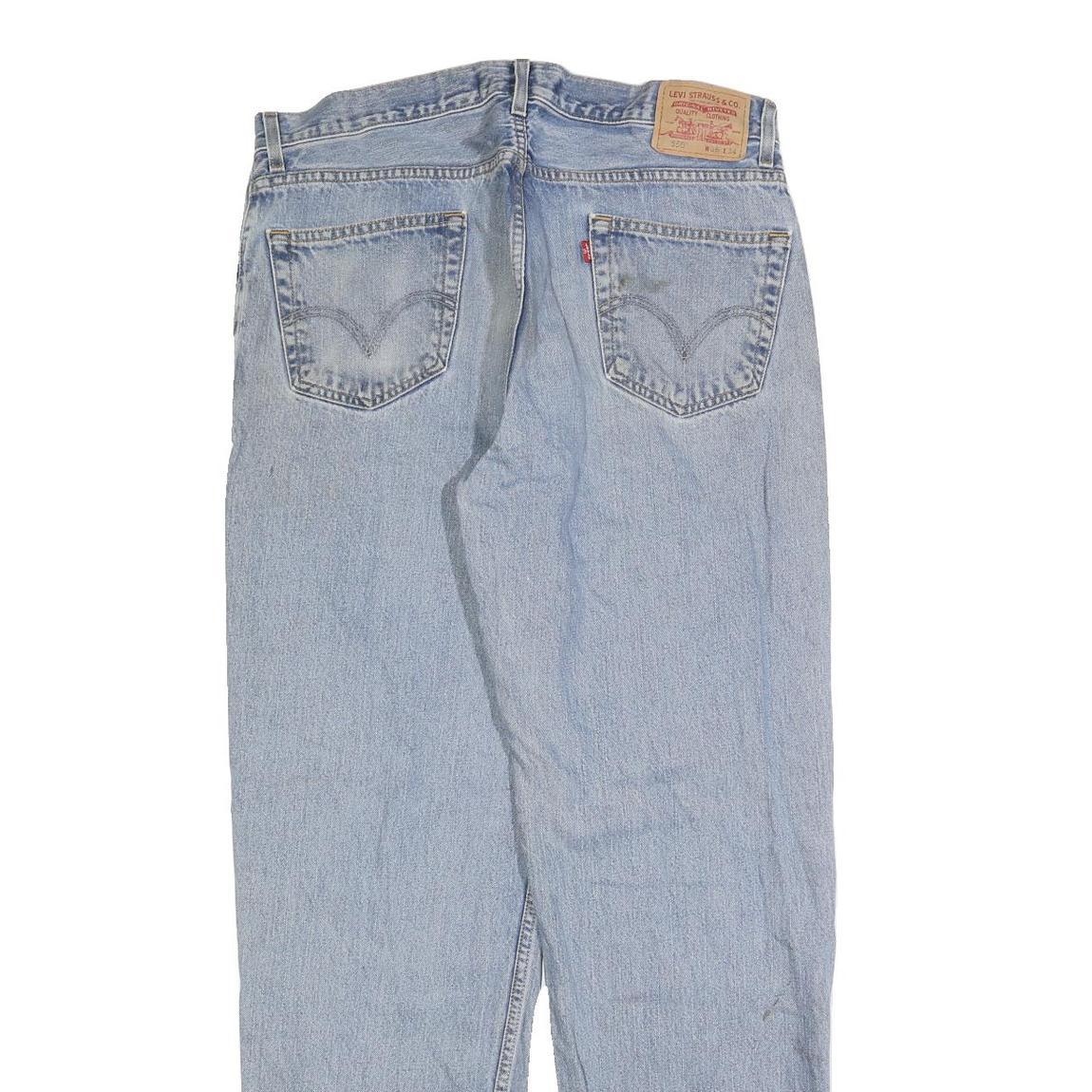 LEVI'S 550 Straight Mens Jeans Blue Relaxed Straight Denim Medium W36 L34