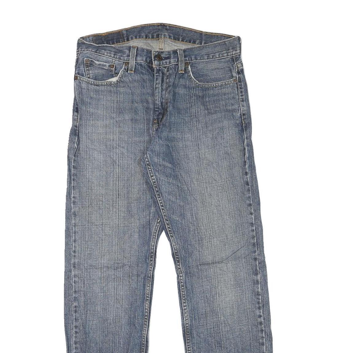 LEVI'S Mens Regular Fit Blue Denim Jeans W30 L32 Zip Cotton Blend Casual Classic