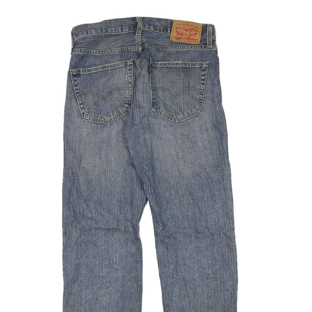 LEVI'S Mens Regular Fit Blue Denim Jeans W30 L32 Zip Cotton Blend Casual Classic