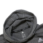 ADIDAS Womens Grey Hoodie S Cotton Blend Pullover Casual Sportswear