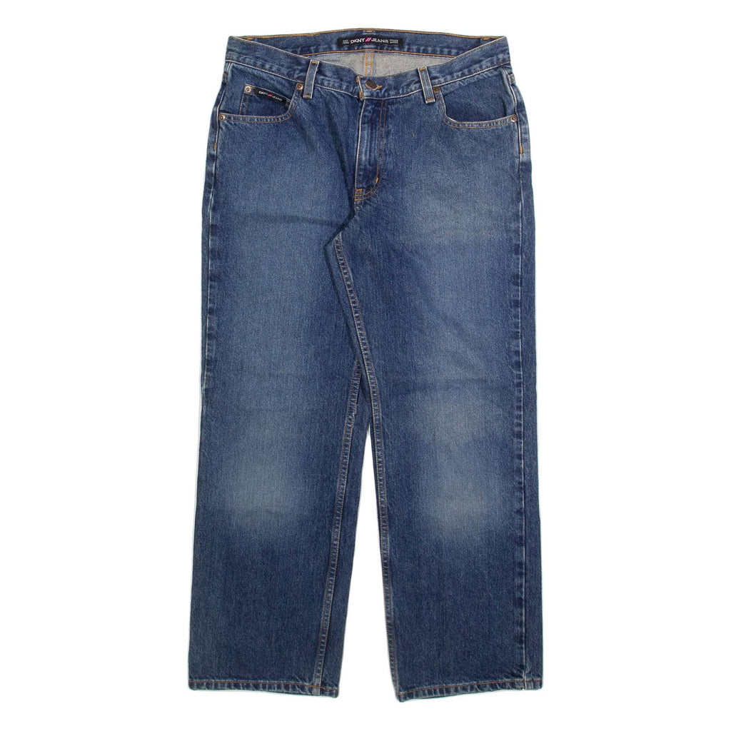 DKNY Womens Jeans Blue Regular Straight W31 L28