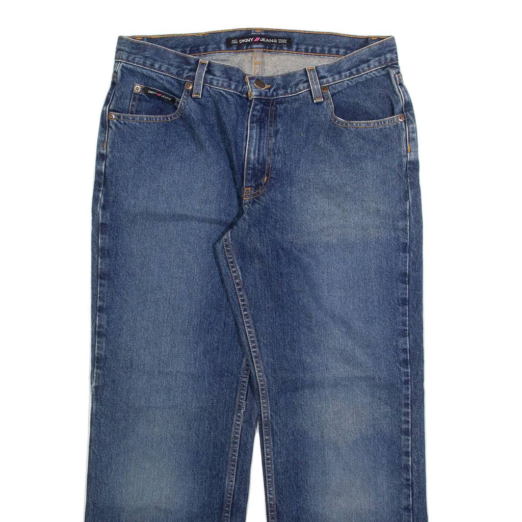 DKNY Womens Jeans Blue Regular Straight W31 L28