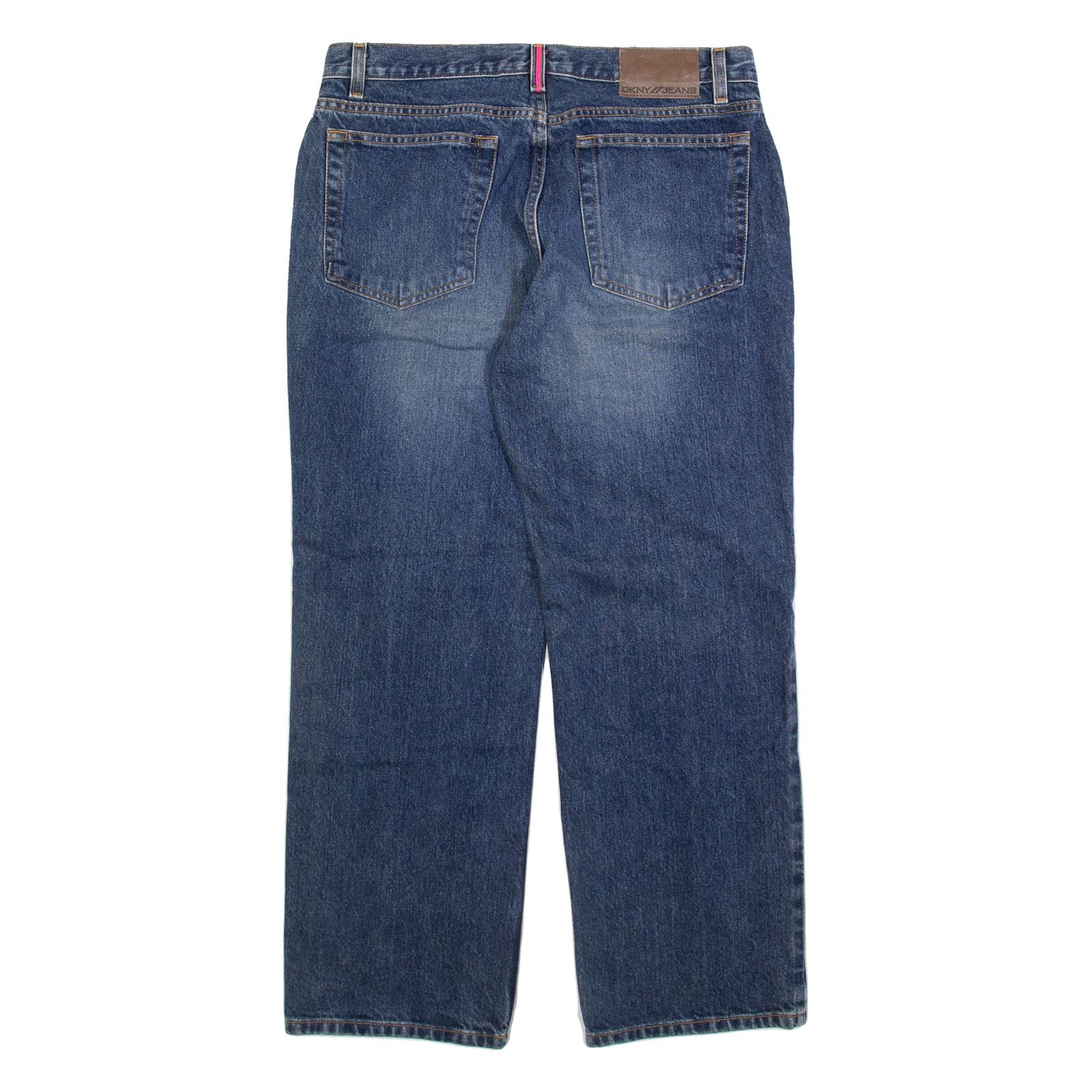 DKNY Womens Jeans Blue Regular Straight W31 L28