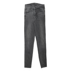 LEVI'S Womens Jeans Grey Slim Skinny Denim Medium W22 L26 Stretch Zip Fastening