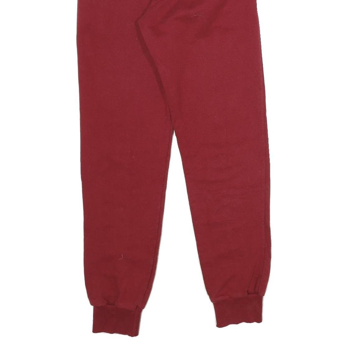 CHAMPION Mens Joggers Red Slim Tapered S W24 L30 Cotton Blend Casual Sportswear