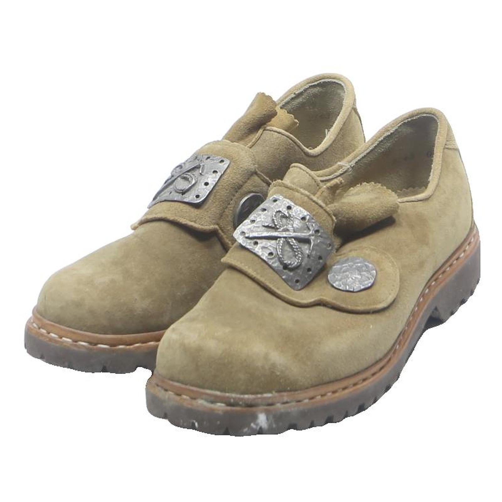 MEINDL Womens Suede Beige Slip On Boots UK 7 Comfort Outdoor Casual Footwear