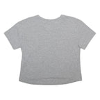PYREX Womens Grey S Short Sleeve Crew Neck Graphic T-Shirt Cotton Blend