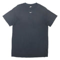 NIKE Mens Black Crew Neck T-Shirt M Cotton Blend Classic Fit Sportswear