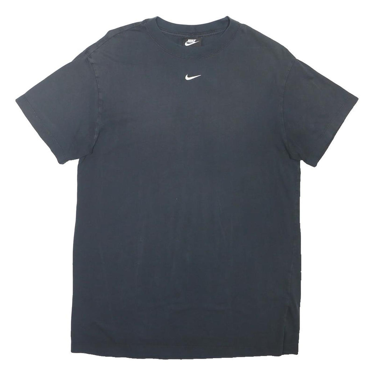 NIKE Mens Black Crew Neck T-Shirt M Cotton Blend Classic Fit Sportswear