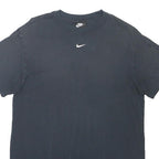 NIKE Mens Black Crew Neck T-Shirt M Cotton Blend Classic Fit Sportswear