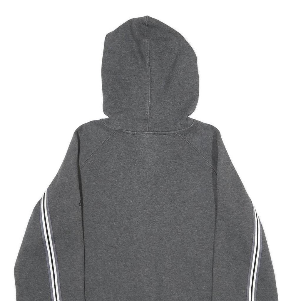 REEBOK Mens Grey Zip Up Hoodie S Cotton Blend Casual Athletic Wear