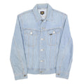 LEE Womens Blue Denim Button Jacket M Cotton Classic Casual Fit