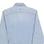LEE Womens Blue Denim Button Jacket M Cotton Classic Casual Fit