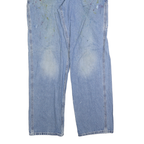 CARHARTT Mens Regular Fit Blue Denim Jeans W36 L34 Workwear Carpenter Style