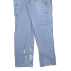 CARHARTT Mens Regular Fit Blue Denim Jeans W36 L34 Workwear Carpenter Style