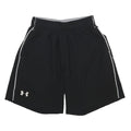 UNDER ARMOUR Mens Black Casual Shorts S W24 Piping Logo Gym Sportswear