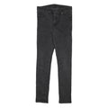 LEVI'S Womens Jeans Black Slim Skinny Denim Medium Wash W28 L29 Stretch Zip