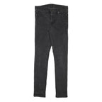 LEVI'S Womens Jeans Black Slim Skinny Denim Medium Wash W28 L29 Stretch Zip