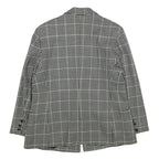 CACHAREL Womens Black & White Houndstooth Wool Button Jacket UK 12 Classic