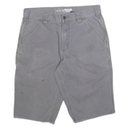 CARHARTT Mens Grey Casual Cotton Blend Relaxed Fit M W31 Workwear Shorts