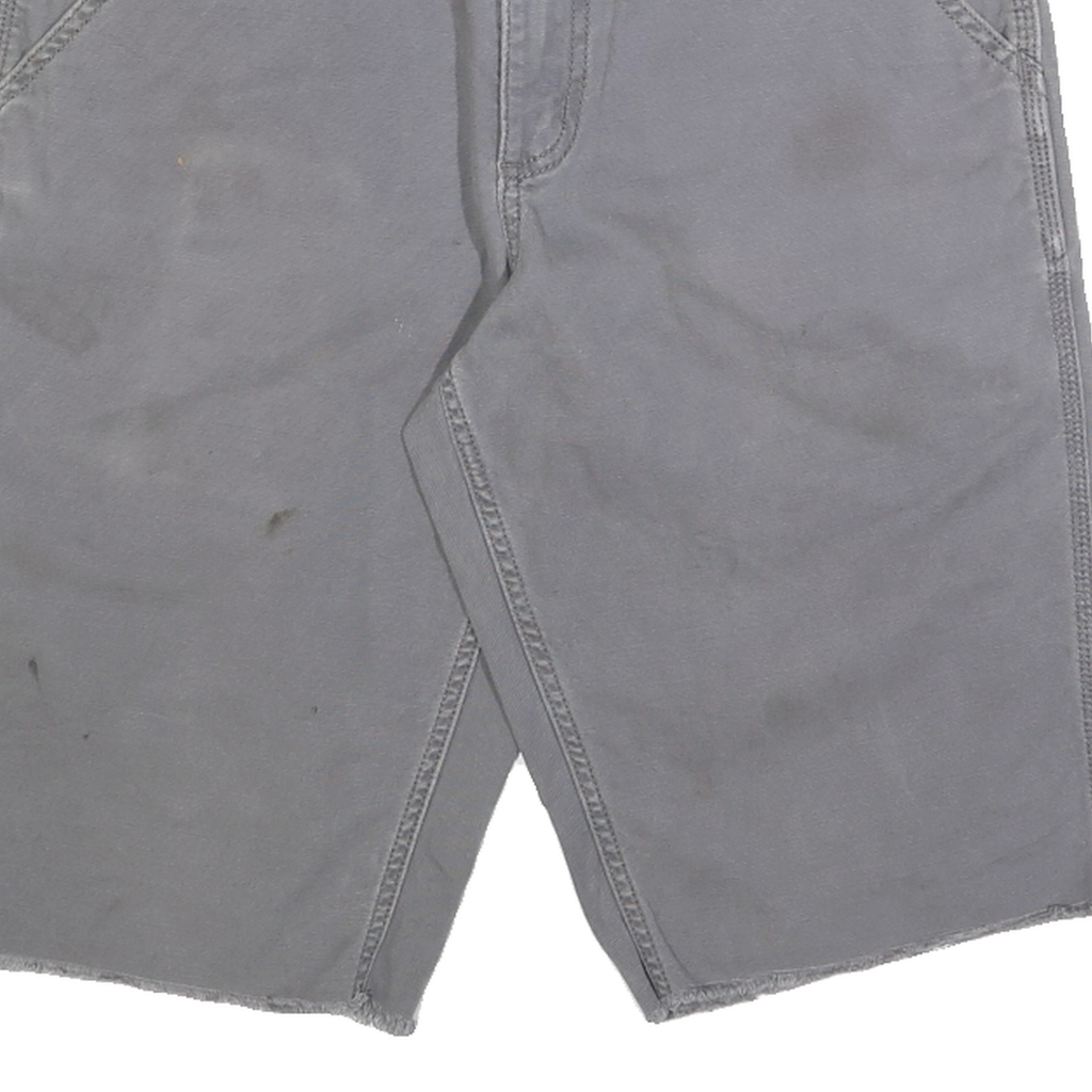 CARHARTT Mens Grey Casual Cotton Blend Relaxed Fit M W31 Workwear Shorts