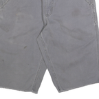 CARHARTT Mens Grey Casual Cotton Blend Relaxed Fit M W31 Workwear Shorts