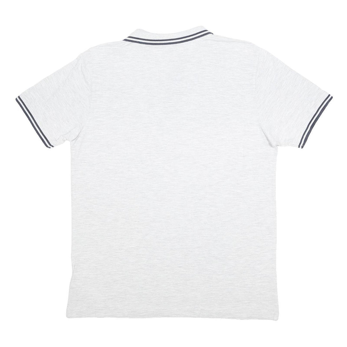 KAPPA Mens White & Black Short Sleeve Polo Shirt L Cotton Blend Casual Sports