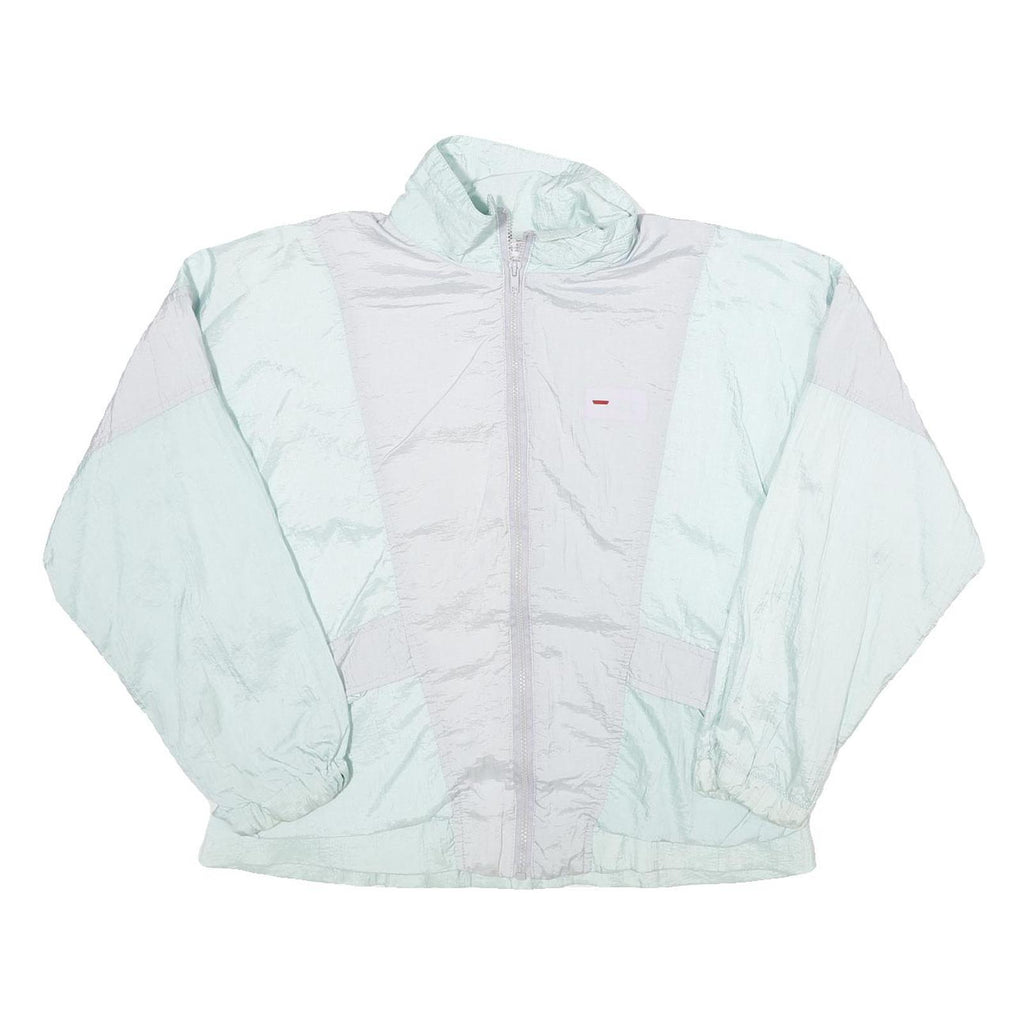 VICTORY TEAM Womens Light Green & Pale Green Jacket UK 14 Polyamide Zip Plain