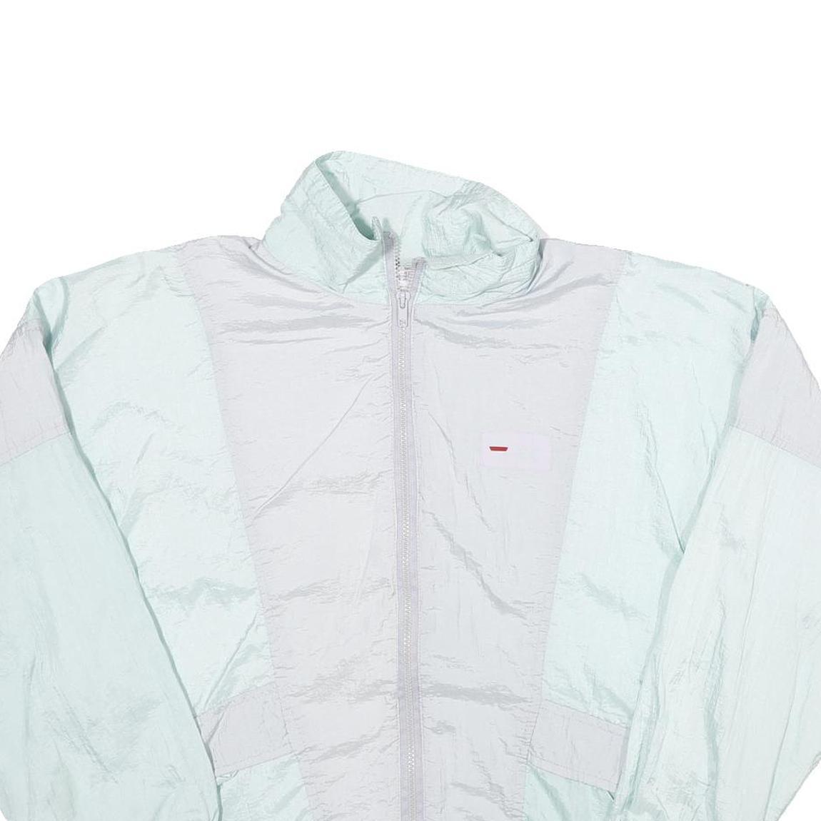 VICTORY TEAM Womens Light Green & Pale Green Jacket UK 14 Polyamide Zip Plain