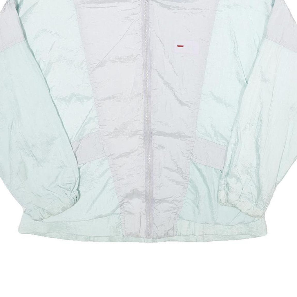 VICTORY TEAM Womens Light Green & Pale Green Jacket UK 14 Polyamide Zip Plain