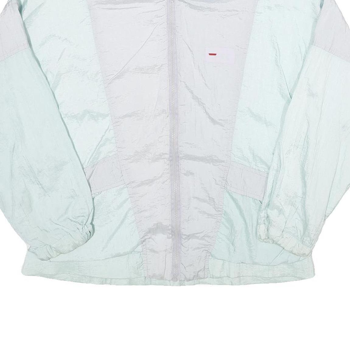 VICTORY TEAM Womens Light Green & Pale Green Jacket UK 14 Polyamide Zip Plain