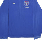 ADIDAS Mens Blue Kilgore Jumper Patterned 1/4 Zip Regular M Polyester Sportswear