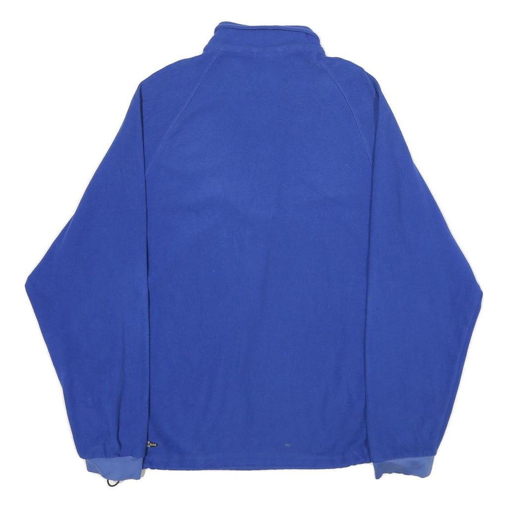 ADIDAS Mens Blue Kilgore Jumper Patterned 1/4 Zip Regular M Polyester Sportswear