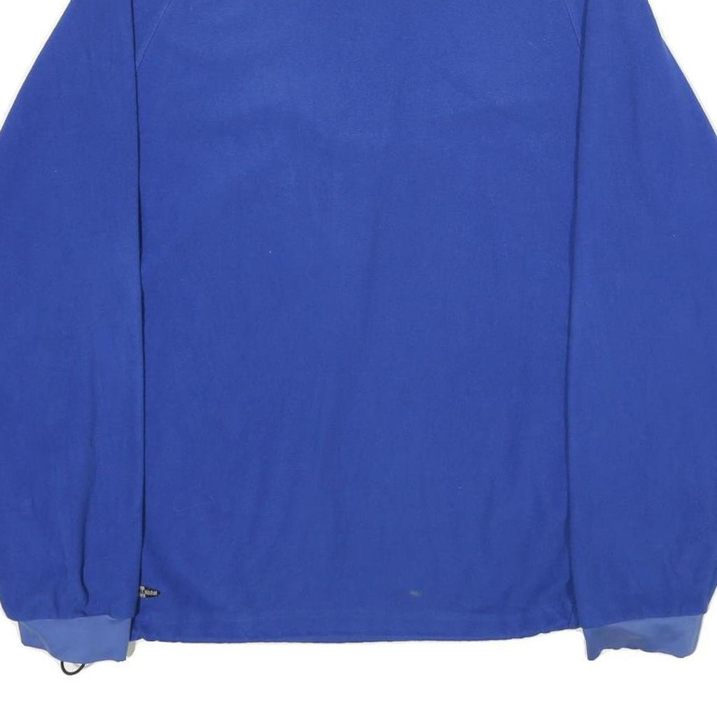 ADIDAS Mens Blue Kilgore Jumper Patterned 1/4 Zip Regular M Polyester Sportswear