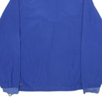 ADIDAS Mens Blue Kilgore Jumper Patterned 1/4 Zip Regular M Polyester Sportswear