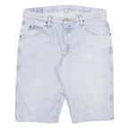 WRANGLER Mens Cotton Blend Blue Denim Shorts XL W34 Casual Classic Fit