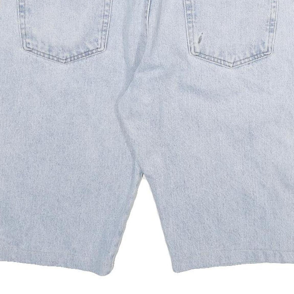 WRANGLER Mens Cotton Blend Blue Denim Shorts XL W34 Casual Classic Fit