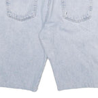 WRANGLER Mens Cotton Blend Blue Denim Shorts XL W34 Casual Classic Fit