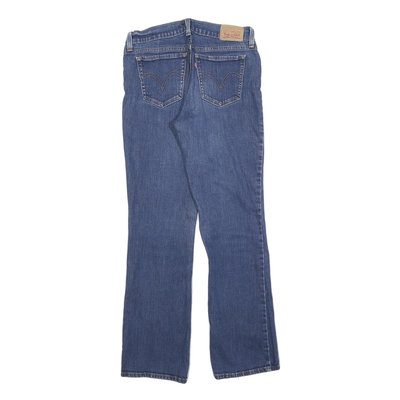 LEVI'S 415 Womens Jeans Blue Relaxed Straight Denim Medium W26 L32 Classic Style