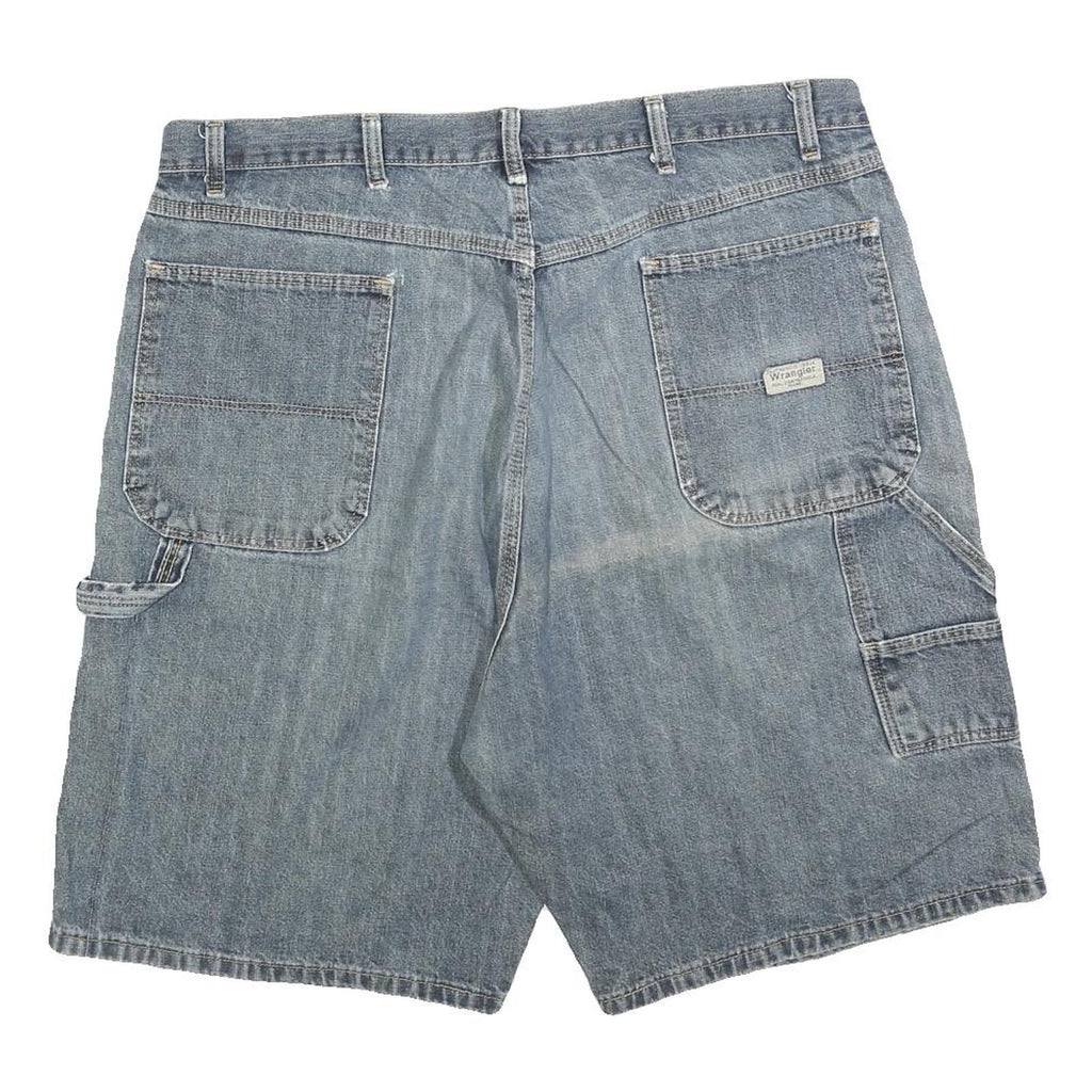 WRANGLER Mens Denim Blue Casual Shorts XL W38 Carpenter Style Workwear