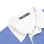 NORTH SAILS Mens Blue & White Short Sleeve Logo Polo Shirt M Cotton Casual