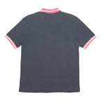 KAPPA Mens Black & Pink Polo Shirt XL Cotton Short Sleeve Casual Basic