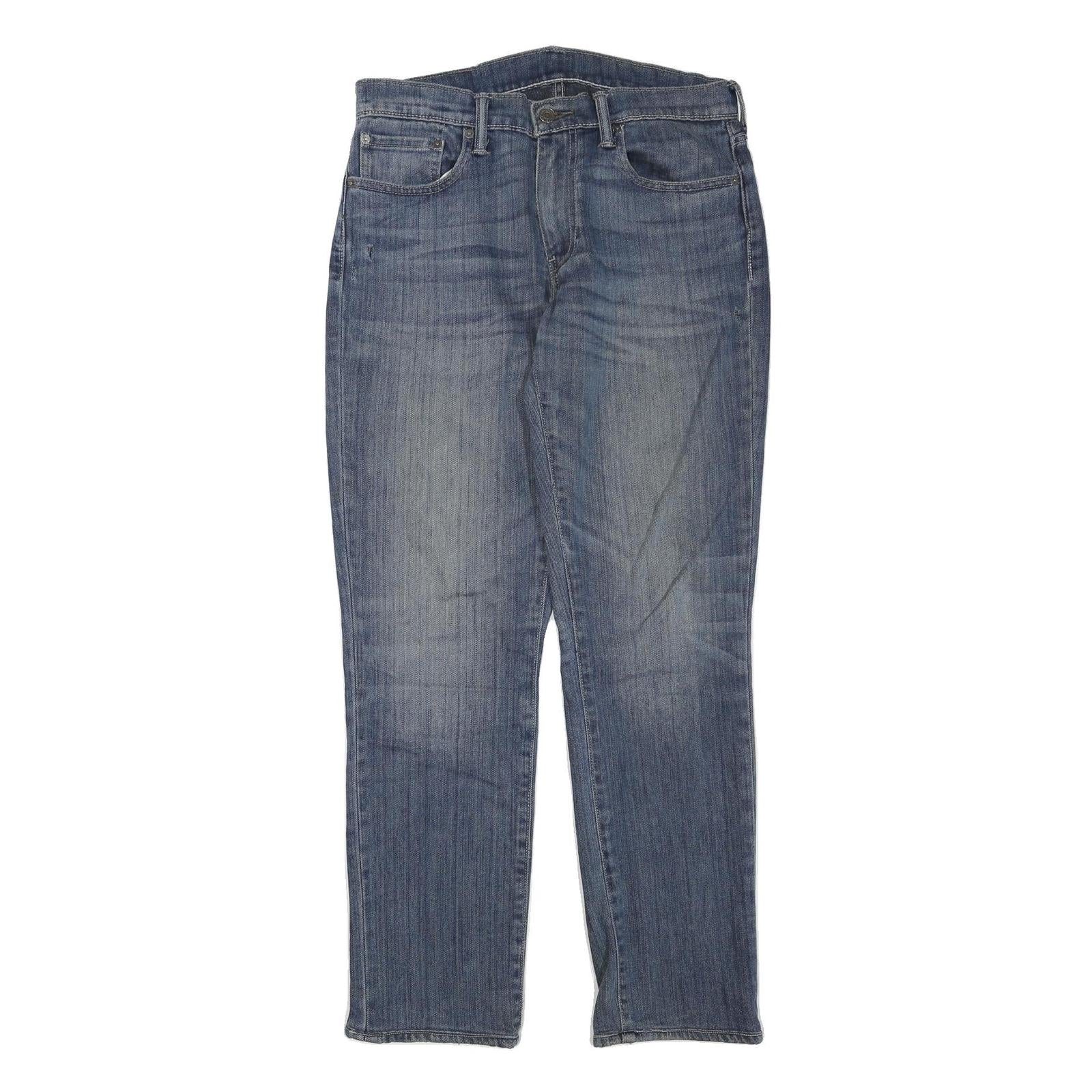 LEVI'S 511 Slim Mens Jeans Blue Regular Denim Medium W32 L31 Zip Cotton Blend