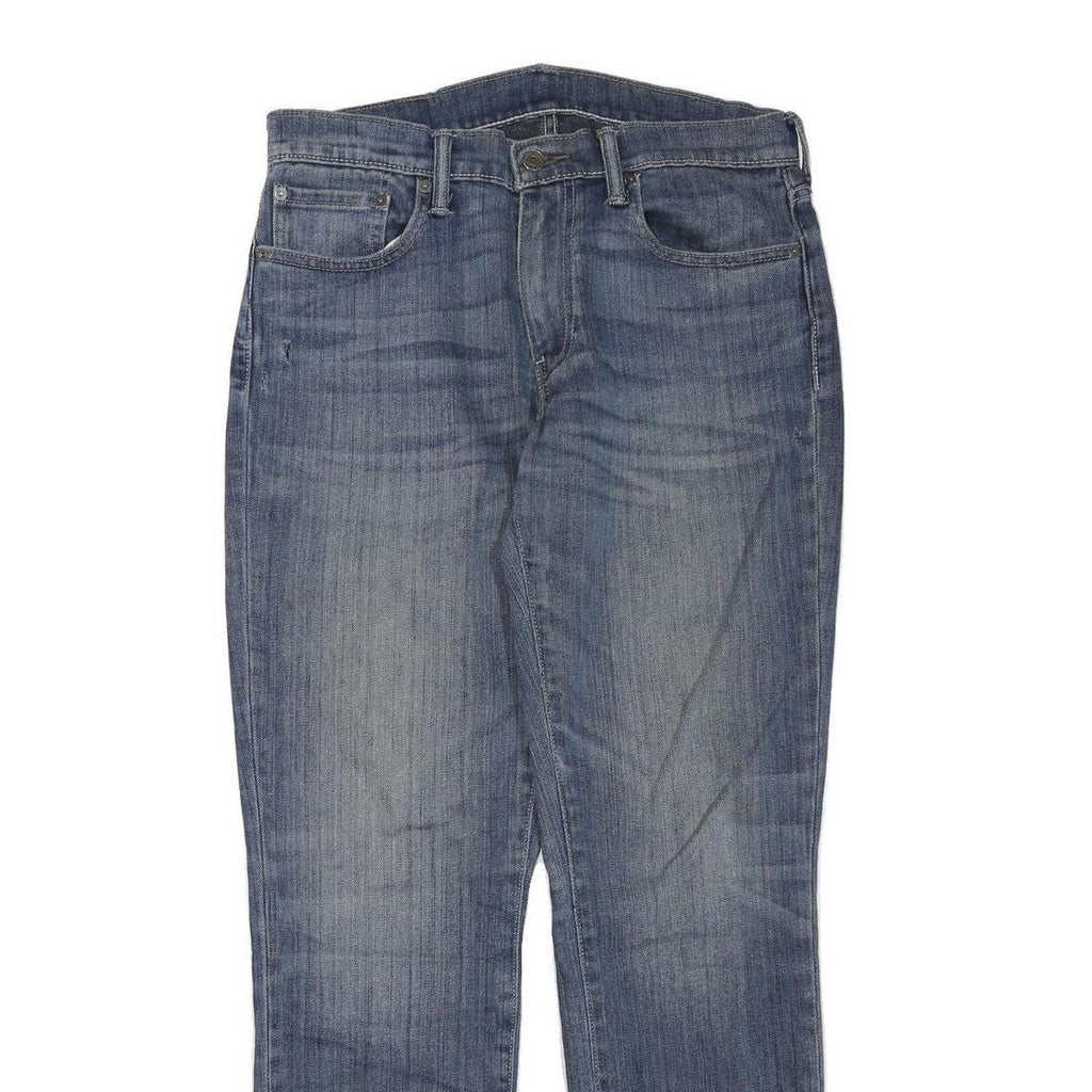 LEVI'S 511 Slim Mens Jeans Blue Regular Denim Medium W32 L31 Zip Cotton Blend