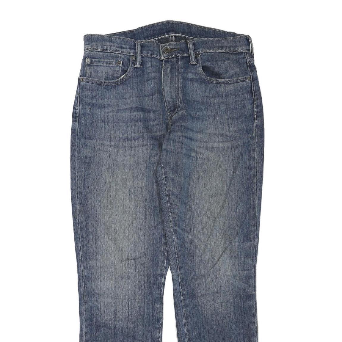 LEVI'S 511 Slim Mens Jeans Blue Regular Denim Medium W32 L31 Zip Cotton Blend