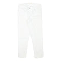 LEVI'S 712 Womens Jeans White Slim Skinny Denim W27 L24 Zip Cotton Blend