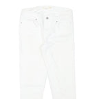 LEVI'S 712 Womens Jeans White Slim Skinny Denim W27 L24 Zip Cotton Blend