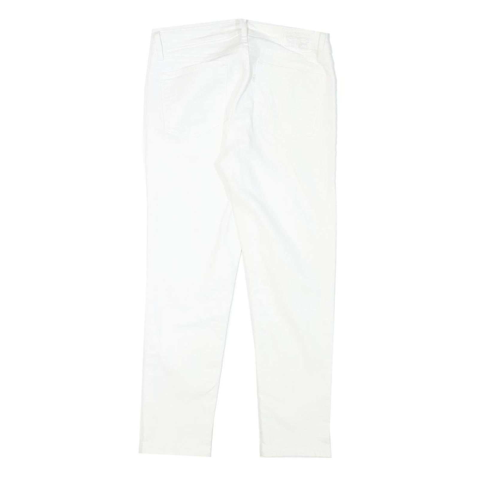 LEVI'S 712 Womens Jeans White Slim Skinny Denim W27 L24 Zip Cotton Blend